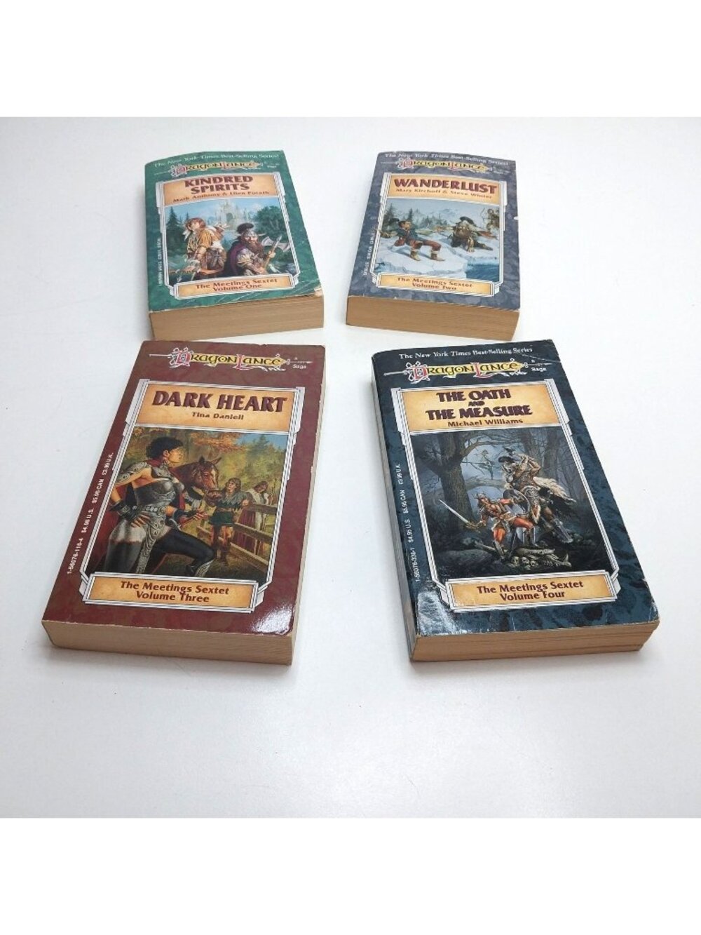 DragonLance Books Meetings Sextet Vols 1-4 Fantasy Paperbacks 1990s